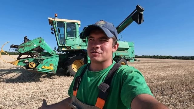 УБОРКА 2022 НАЧАЛАСЬ l УБИРАЕМ ОЗИМУЮ ПШЕНИЦУ l УРОЖАЙ ЦЕНА смотреть онлайн