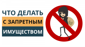 Что делать с запретным имуществом