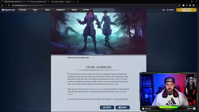 【Dantless】The DARK HARVEST RETURNS!! - Cosmetics! CURIOSITIES, Portals - Solve The Unseen Cyphers! смотреть онлайн