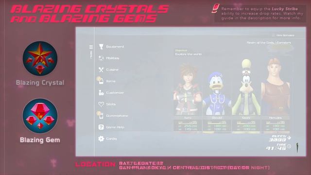 Farm Blazing Crystals and Gems FAST in Kingdom Hearts 3 (KH3 Material Synthesis Guide) смотреть онлайн