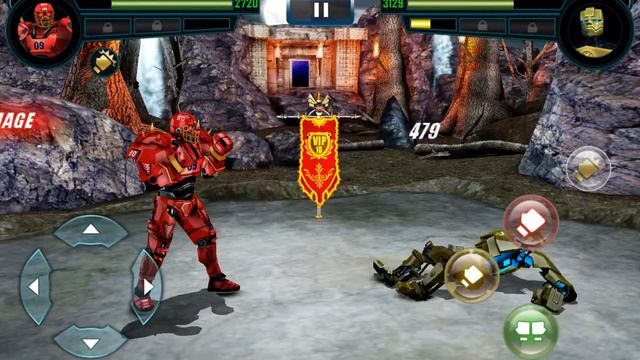 Real Steel WRB Crusher VS Gridlock NEW Robot updating (Живая Сталь) смотреть онлайн