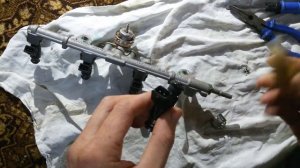 снятие и промывка форсунок джили мк