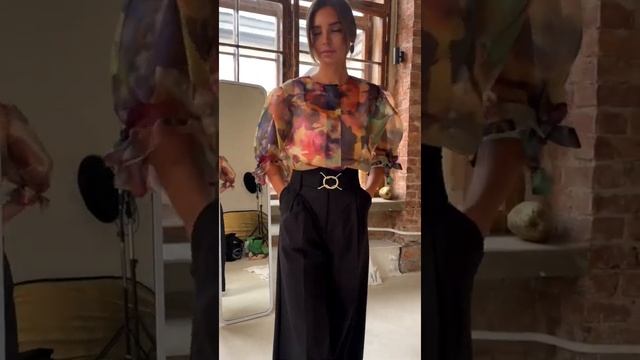 Блузка из органзы | Женская одежда от производителя RITINI смотреть онлайн