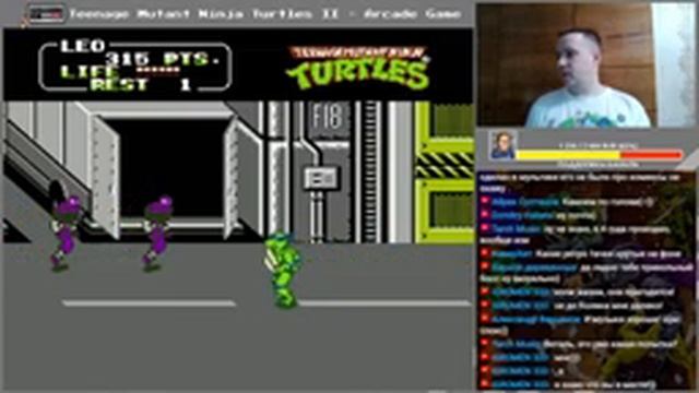 Пытаюсь впервые пройти Teenage Mutant Ninja Turtles II - The Arcade Game! NES СТРИМ смотреть онлайн