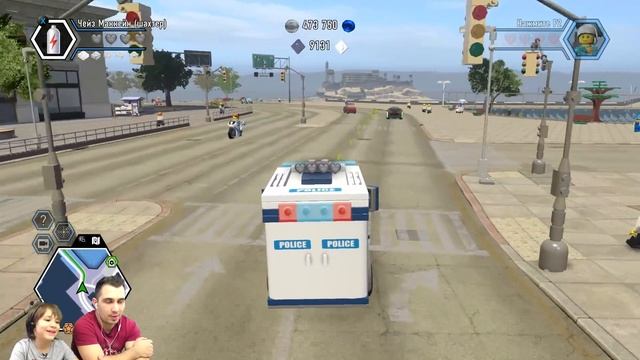 ? LEGO CITY UNDERCOVER ГОНКИ НА МОТОЦИКЛЕ Кикидо плей прохождение ЛЕГО GTA смотреть онлайн