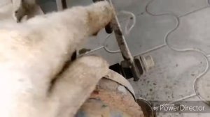 Замена задней стойки стабилизатора Hyundai Accent