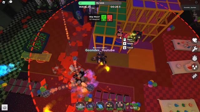 Explosive Towers at a Pizza Party Roblox Tower Defense Simulator смотреть онлайн
