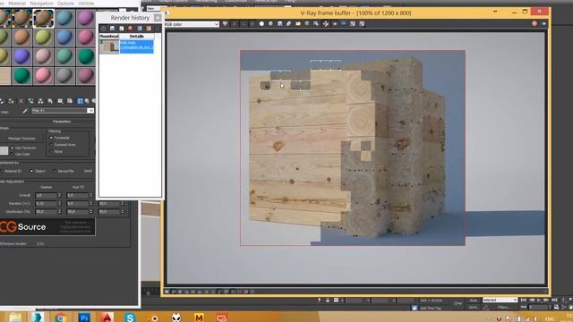 Текстурирование бруса (часть 2/2) / текстурирование 3ds max смотреть онлайн