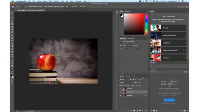 How to work with Layers in Adobe Photoshop CC | FREE ONLINE COURSE | Lesson 2 ( In Hindi) смотреть онлайн