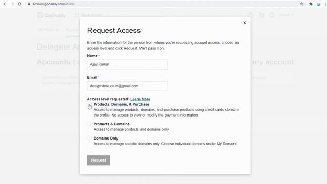 Grant Access or Permission to Managers or Developers to Manage Godaddy Account смотреть онлайн