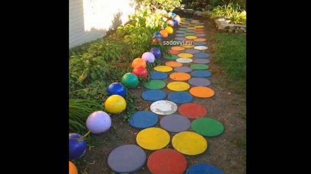 10 идей дорожек из необычных материалов смотреть онлайн