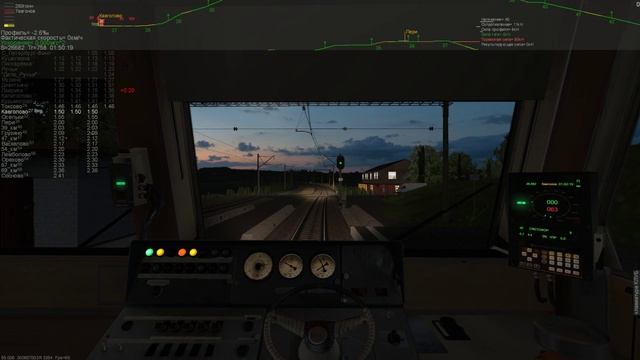 ZDSimulator.Пригородный электропоезд №6581 ЭД4 сообщением СПБ Фин-Сосново по участку СПБ-Кузнечное смотреть онлайн