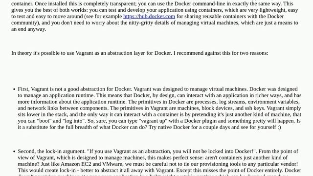 Should I use Vagrant or Docker for creating an isolated environment? [closed] смотреть онлайн