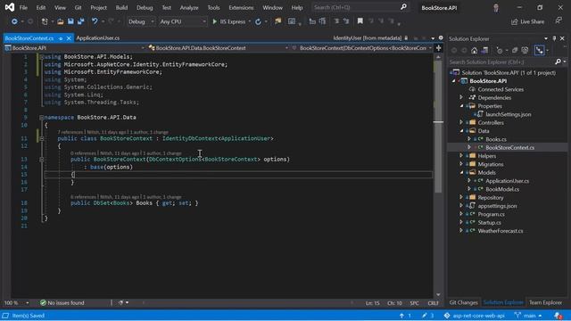 Install Identity Core and generate the tables automatically | Asp.Net Core 5.0 Web API Tutorial смотреть онлайн