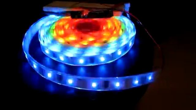 Светодиодная RGB лента бегущие огни смотреть онлайн