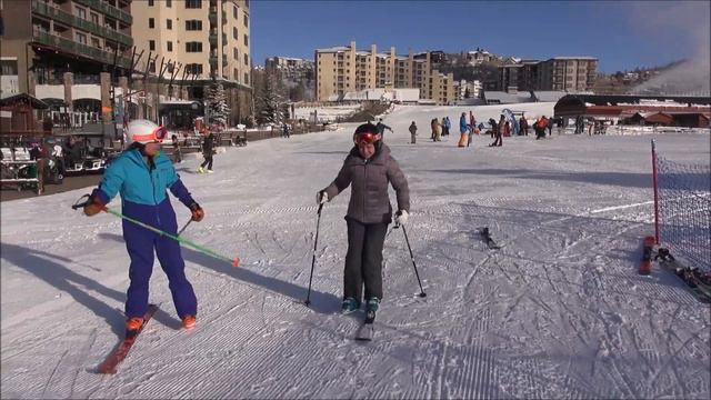 Beginner Ski Lesson #1 With Deb Armstrong, Intro Equipment And Movement