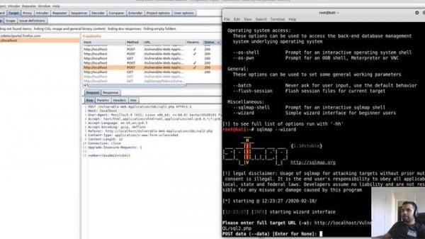 Exploit SQL Injection using Burp and SQL Map