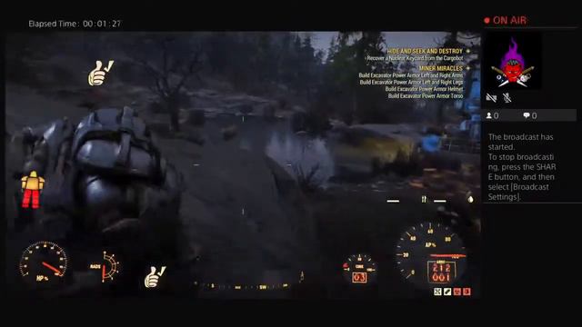Fallout76-EXPLOSIVE GATLING PLASMA Test 1.....Super mutant behmoth смотреть онлайн