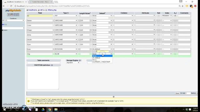 Create A table in PHPmyadmin with an image field смотреть онлайн