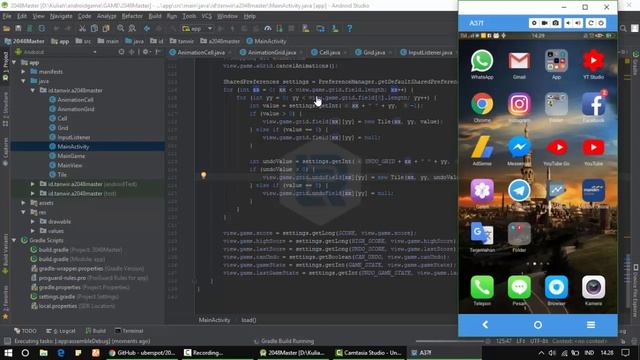 Android Studio - Beginner Make Game 2048 Simple смотреть онлайн