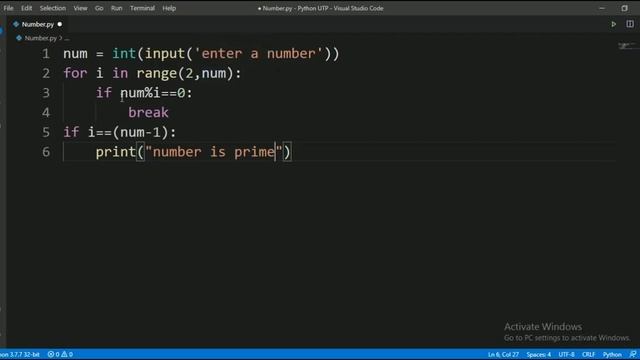 Program To Check Prime Number In Python In Hindi | Python Programs For Beginners смотреть онлайн