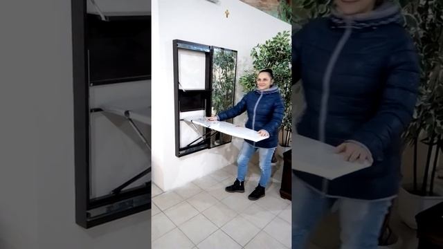 Гладильная доска за зеркалом «Амелия» смотреть онлайн