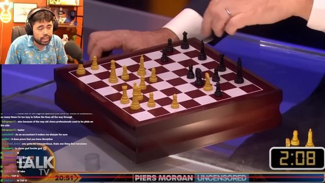 Hikaru Checks Out Andrew Tate vs Piers Morgan смотреть онлайн