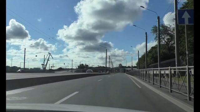 Автопрогулка. Санкт Петербург. Весёлый посёлок - Центр. Saint Petersburg. Car walk. смотреть онлайн