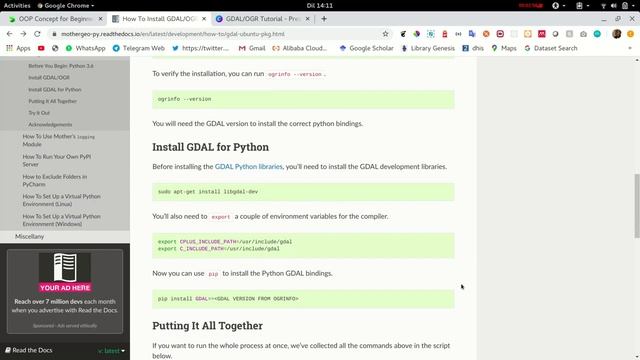 GDAL/OGR Linux/Ubuntu Installation смотреть онлайн