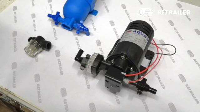 Внешние водяные насосы для автодома / Водопровод в кемпере ч.3 смотреть онлайн