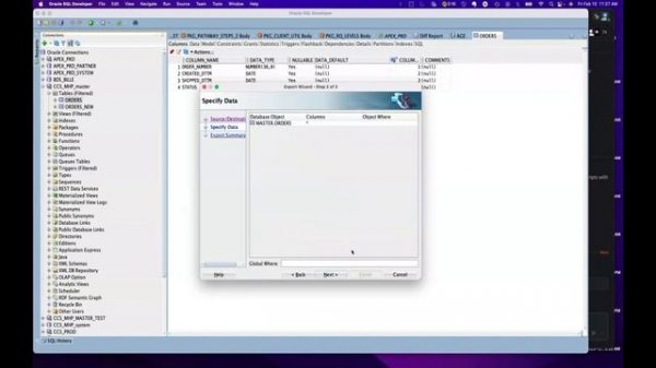 Exporting Data with Oracle SQL Developer