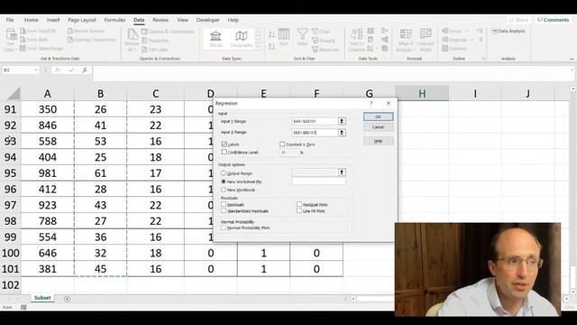 Using Excel for Regression Analysis смотреть онлайн