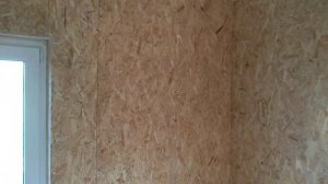 Внутренняя отделка стен OSB-3. Строительство каркасного дома своими руками.