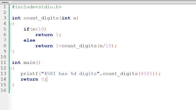 Count number of digits in a Number using Recursion || Hindi смотреть онлайн
