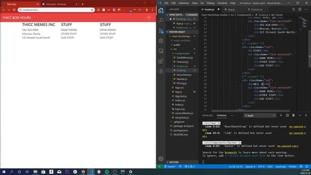 Make A Footer In ReactJS | 2023 смотреть онлайн
