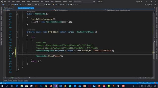 Firebase using FireSharp with C# & wpf Session2 | JSON and Get Data смотреть онлайн