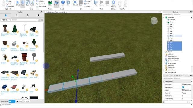 УРОКИ ROBLOX STUDIO #1 Как сделать модельку? смотреть онлайн