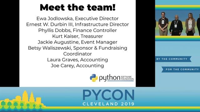 Python Software Foundation Community Report and Community Service Awards - PyCon 2019 смотреть онлайн