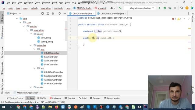 Приложение на SpringBoot с нуля. Lesson-19 CRUDController1 смотреть онлайн
