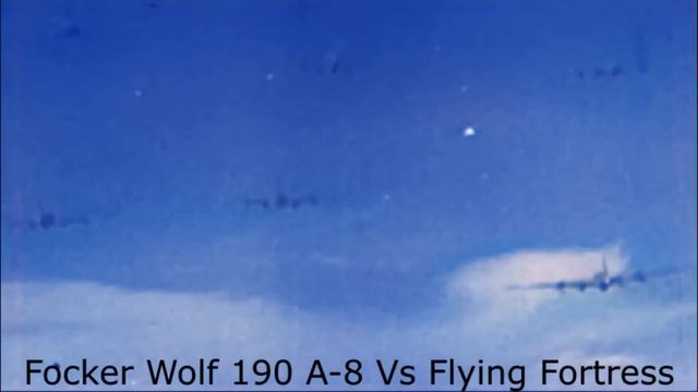 Incredible Combat Color Film : Luftwaffe Gun Camera footage over Germany смотреть онлайн