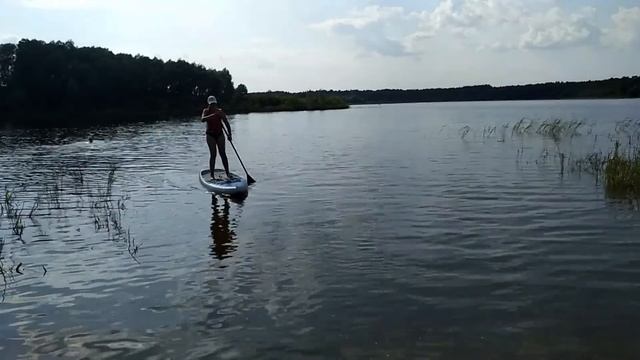 Катание на sup (сап борде) на озере Красилово Алтайский край смотреть онлайн