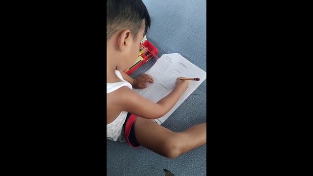 Practicing my son to write and color for his incoming kindergarten | erika pavo alvaro смотреть онлайн