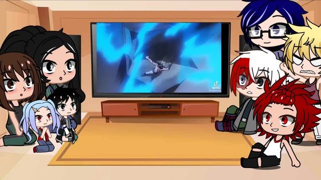 Mha React To Manga Deku | Mha Gacha Life | Gcrv | Gacha Club | Mha | Father Izuku AU |