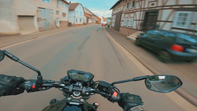 Sababurg Hessen POV RIDE // Suzuki SV 650 [PURE SOUND] + 4K