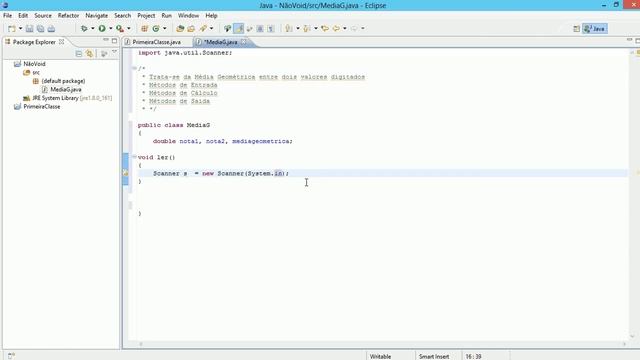 Criando métodos void e não voids em Java смотреть онлайн