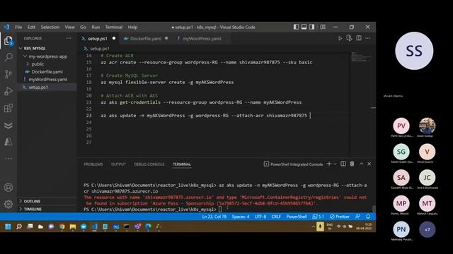 Deploy WordPress app on AKS with Azure Database for MySQL - Flexible Server смотреть онлайн