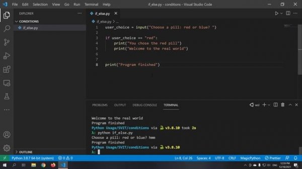 Быстро и просто про условия в Python (if, else, elif)