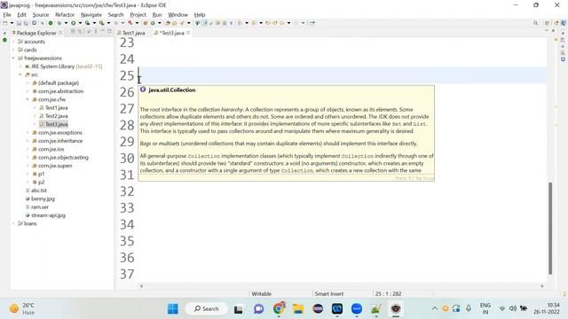 collection framework part -21 смотреть онлайн