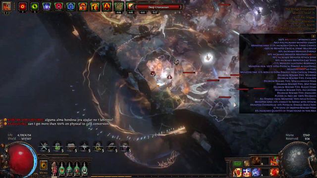 Righteous Fire Elementalist Wave 30 Simulacrum | Path of Exile 3.21 смотреть онлайн