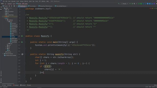 JAVA Задачи. #10. Credit Card Mask смотреть онлайн